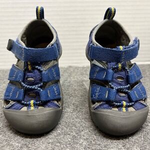 Keen Newport H2 Kids Blue Yellow Water Sandals Size 7 Toddler 1009919